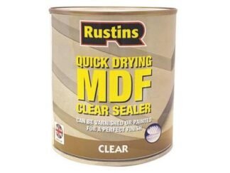 Rustins Quick Drying MDF Sealer Clear 250ml (5015332390014) RUSMDFCS250 *Restrictions - See Description*