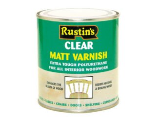 Rustins Polyurethane Varnish Matt Clear 5 litre (5015332430062) RUSPVMCL5L
