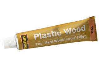 Rustins Plastic Wood Tube Teak 20g (5015332220014) RUSPWTUBET