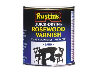 Rustins Quick Dry Varnish Satin Antique Pine 250ml (5015332752317) RUSQDVSAP250