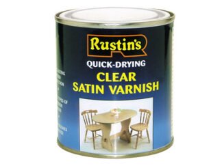 Rustins Quick Dry Varnish Satin Clear 1 litre (5015332000142) RUSQDVSC1L