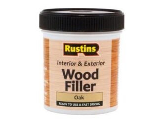 Rustins Acrylic Wood Filler Oak 250ml (5015332002344) RUSQDWFO250