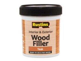 Rustins Acrylic Wood Filler Teak 250ml (5015332002351) RUSQDWFT250