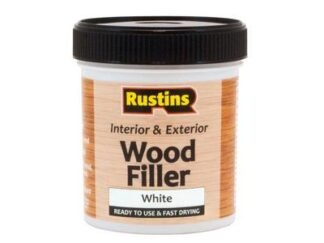 Rustins Acrylic Wood Filler White 250ml (5015332002368) RUSQDWFW250