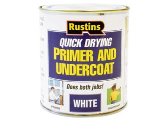 Rustins Quick Dry Primer & Undercoat White 250ml (5015332590018) RUSQDWPUC250
