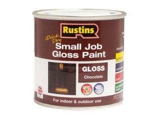Rustins Quick Dry Small Job Gloss Paint Chocolate 250ml (5015332001811) RUSSJPCHOCQD