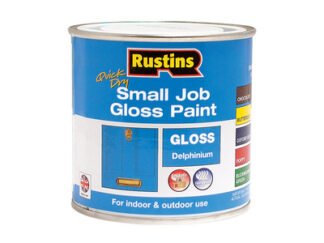 Rustins Quick Dry Small Job Gloss Paint Delphinium 250ml (5015332001835) RUSSJPDELQD