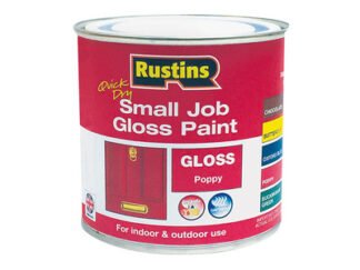 Rustins Quick Dry Small Job Gloss Paint Poppy 250ml (5015332001873) RUSSJPPOPQD