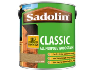 Sadolin Classic Wood Protection Light Oak 2.5 litre (5721147605723) SAD5012901 *Restrictions - See Description*