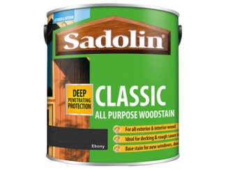Sadolin Classic Wood Protection Ebony 2.5 litre (5721147600520) SAD5012903 *Restrictions - See Description*