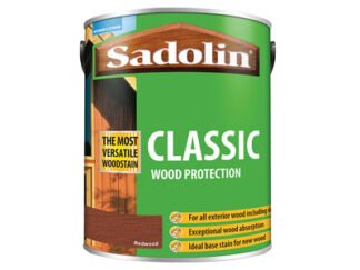 Sadolin Classic Wood Protection Redwood 5 litre (5721147600735) SAD5012919 *Restrictions - See Description*