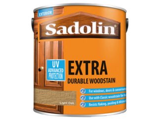 Sadolin Extra Durable Woodstain Light Oak 2.5 litre (5721147615722) SAD5012993 *Restrictions - See Description*