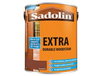 Sadolin Extra Durable Woodstain Redwood 5 litre (5721147610734) SAD5013000 *Restrictions - See Description*