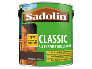 Sadolin Classic Wood Protection Jacobean Walnut 2.5 litre (5721147660425) SAD5028466 *Restrictions - See Description*