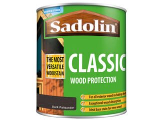 Sadolin Classic Wood Protection Dark Palisander 1 litre (5721147660913) SAD5028475 *Restrictions - See Description*