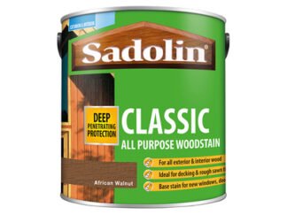 Sadolin Classic Wood Protection African Walnut 2.5 litre (5721147602456) SAD5028484 *Restrictions - See Description*