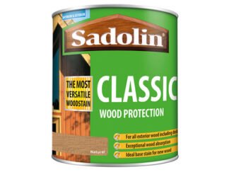 Sadolin Classic Wood Protection Natural 1 litre (5010131426759) SAD5028502 *Restrictions - See Description*