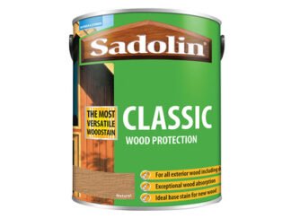 Sadolin Classic Wood Protection Natural 5 litre (5010131426797) SAD5028504 *Restrictions - See Description*