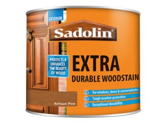 Sadolin Extra Durable Woodstain Antique Pine 500ml (5721147670202) SAD5028527 *Restrictions - See Description*
