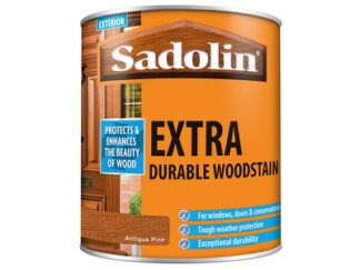 Sadolin Extra Durable Woodstain Antique Pine 1 litre (5721147670219) SAD5028528 *Restrictions - See Description*