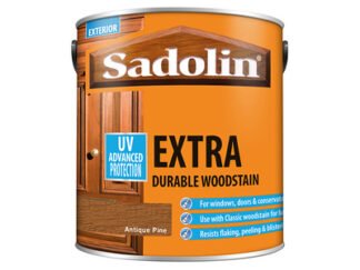 Sadolin Extra Durable Woodstain Antique Pine 2.5 litre (5721147670226) SAD5028529 *Restrictions - See Description*