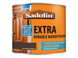 Sadolin Extra Durable Woodstain Jacobean Walnut 500ml (5721147670400) SAD5028538 *Restrictions - See Description*