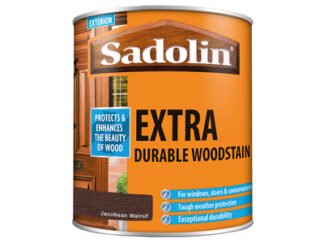 Sadolin Extra Durable Woodstain Jacobean Walnut 1 litre (5721147670417) SAD5028539 *Restrictions - See Description*