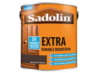 Sadolin Extra Durable Woodstain Jacobean Walnut 2.5 litre (5721147670424) SAD5028540 *Restrictions - See Description*