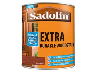 Sadolin Extra Durable Woodstain Redwood 1 litre (5721147610710) SAD5028545 *Restrictions - See Description*