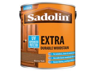 Sadolin Extra Durable Woodstain Burma Teak 2.5 litre (5721147612127) SAD5028552 *Restrictions - See Description*