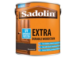 Sadolin Extra Durable Woodstain Rosewood 2.5 litre (5721147612523) SAD5028560 *Restrictions - See Description*