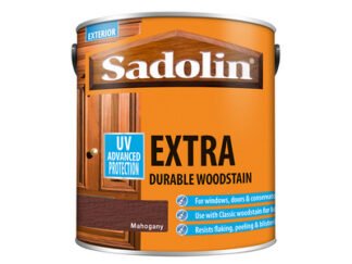 Sadolin Extra Durable Woodstain Mahogany 2.5 litre (5721140067559) SAD5028567 *Restrictions - See Description*