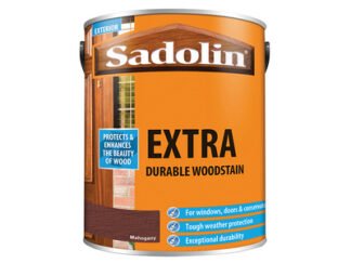 Sadolin Extra Durable Woodstain Mahogany 5 litre (5721140067566) SAD5028568 *Restrictions - See Description*