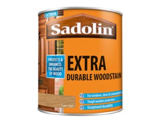 Sadolin Extra Durable Woodstain Light Oak 1 litre (5721147615715) SAD5028574 *Restrictions - See Description*