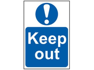 Scan Keep Out - PVC 200 x 300mm (5015397133175) SCA0255