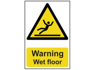 Scan Warning Wet Floor - PVC 200 x 300mm (5015397131102) SCA1107