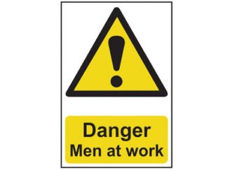 Scan Danger Men At Work - PVC 200 x 300mm (5015397131218) SCA1200