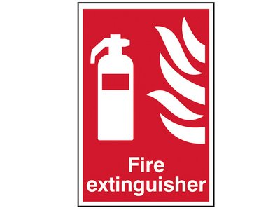 Scan Fire Extinguisher - PVC 200 x 300mm (5015397134844) SCA1350