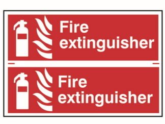 Scan Fire Extinguisher - PVC 300 x 100mm (5015397134851) SCA1351