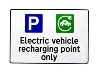 Scan Ev Recharging Point Only Rpvc 300X200mm (5015397615763) SCA14979