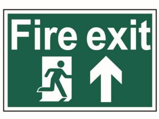 Scan Fire Exit Running Man Up - PVC 300 x 200mm (5015397136169) SCA1505