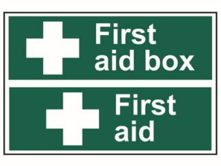 Scan First Aid Box / First Aid - PVC 300 x 200mm (5015397136794) SCA1553
