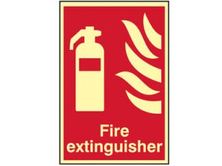 Scan Fire Extinguisher Photoluminescent - 200 x 300mm (5015397159939) SCA1571