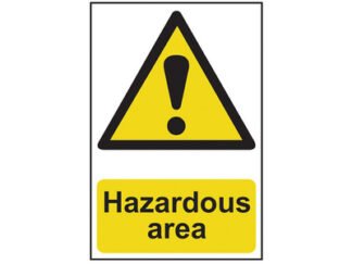 Scan Hazardous Area - PVC 400 x 600mm (5015397141019) SCA4107