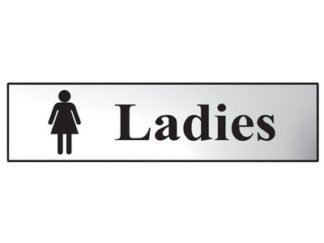 Scan Ladies - Polished Chrome Effect 200 x 50mm (5015397201560) SCA6002C
