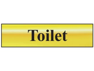 Scan Toilet - Polished Brass Effect 200 x 50mm (5015397160072) SCA6051
