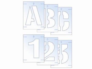 Scan Letter & Number Stencil Kit 50mm (5015397151131) SCA9404