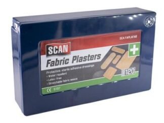 Scan Assorted Hypoallergenic Fabric Plasters 120 (5023969278087) SCAFAPLAFAB