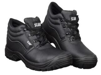 Scan 4 D-Ring Chukka Safety Boots Black UK 9 EUR 43 (5023969225081) SCAFWCHUK9