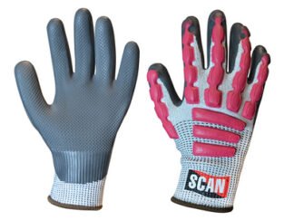 Scan Anti-Impact Latex Cut 5 Gloves - XL (Size 10) (5023969318790) SCAGLOAIXL